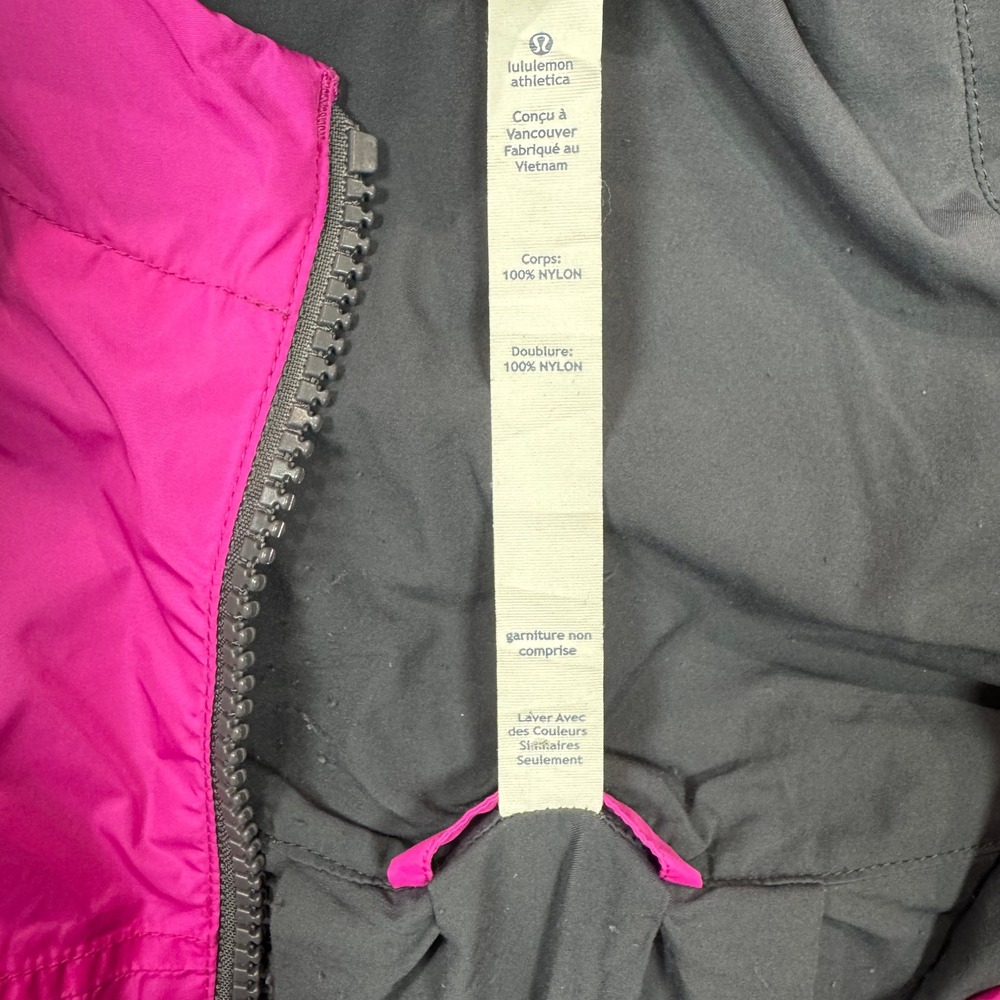 Lululemon No Rain No Gain Jacket Paris Pink Women 6 Windbreaker Gorpcore - Picture 6 of 9